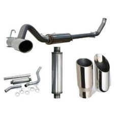 00-05 Ford Excursion 6.0L Power Stroke Cat Back 409 Ss 4 Inch Mach Force Exhaust System Hd