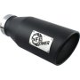 Exhaust Tip 5in Outlet x 12In Long BLACK FINISH